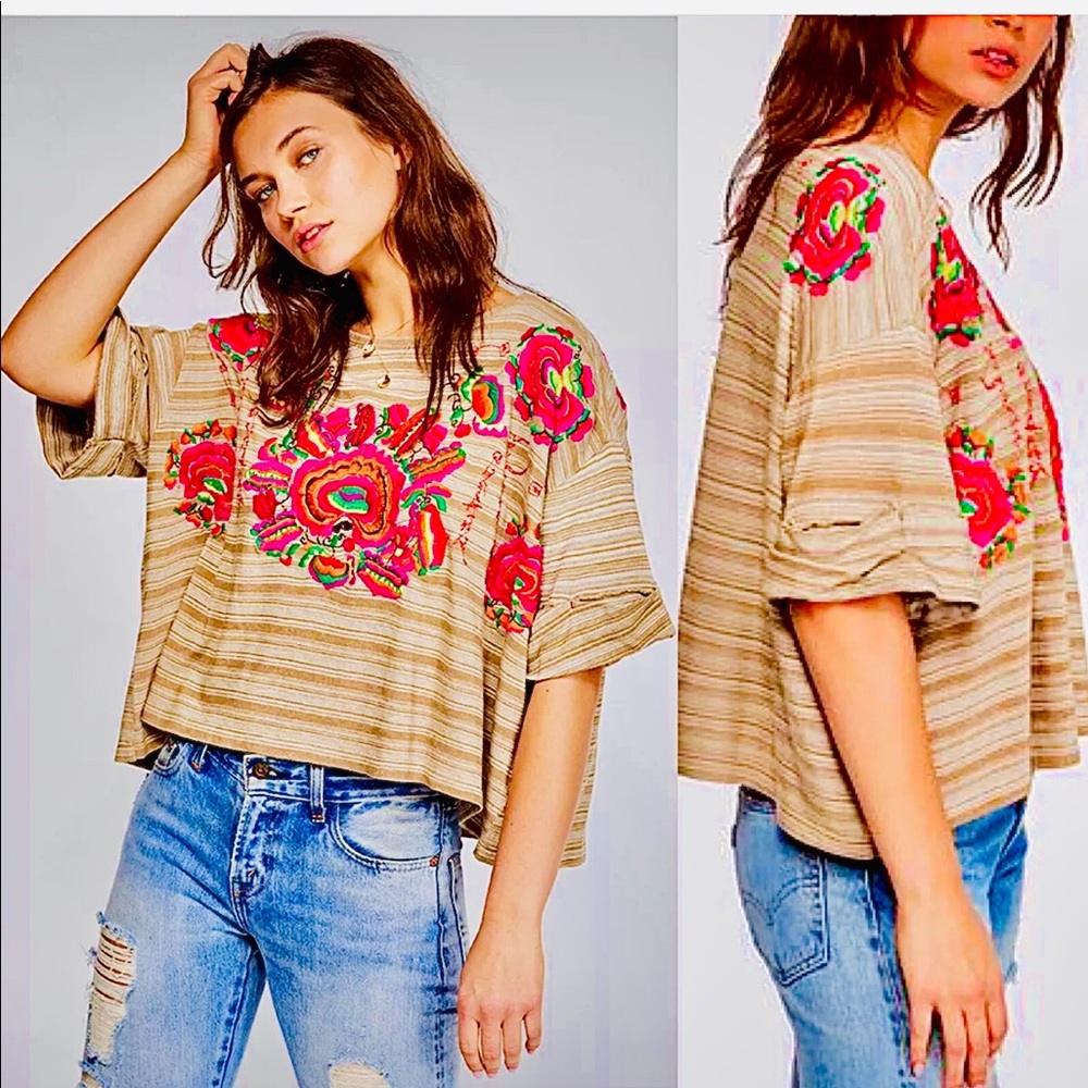 NWT Free People Catalunya Top  XS
